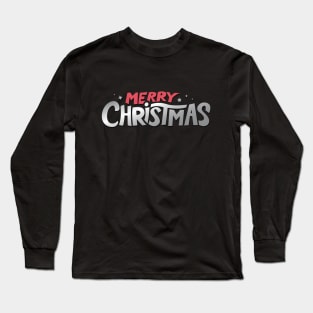 Merry Christmas silver Long Sleeve T-Shirt